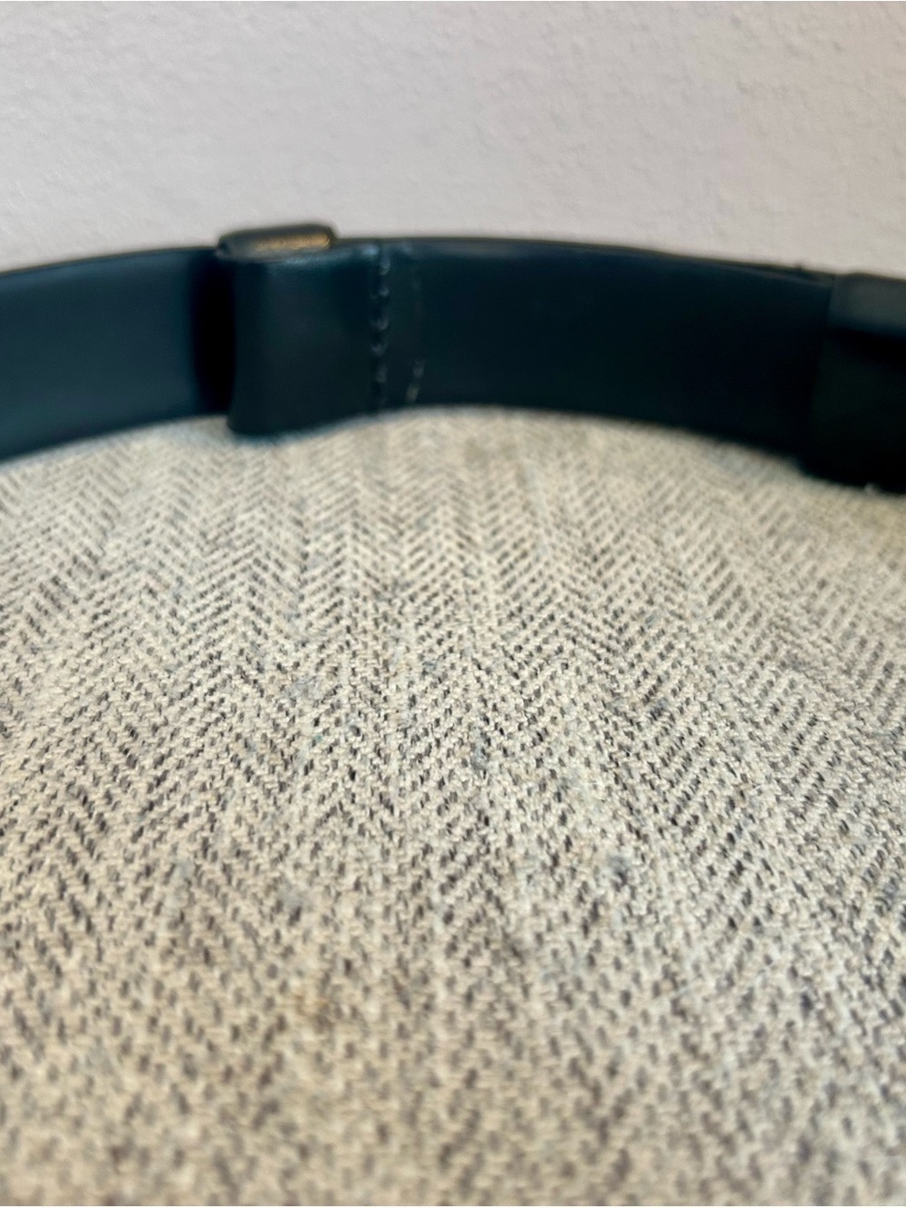 Cipriani Vintage Leather Belt in Black Size M/L - Picture 4 of 10